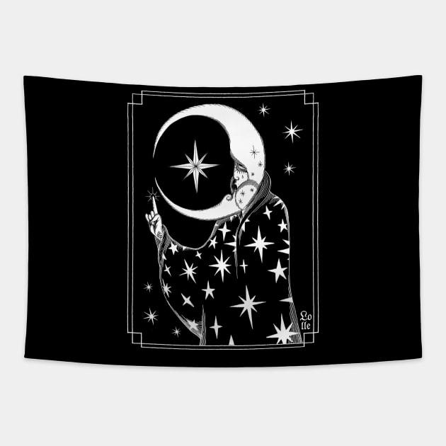 Moon Goddess Tapestry by lOll3