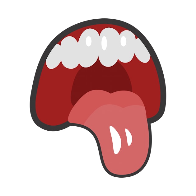 Cartoon Mouths Face by Designerabhijit