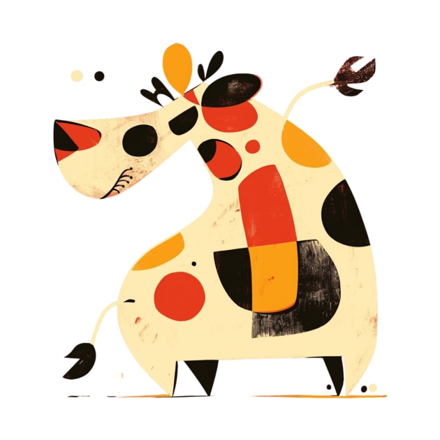 Picasso Style Dancing Cow by UKnowWhoSaid