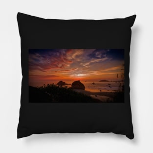 Sunset at Trinidad, California Pillow