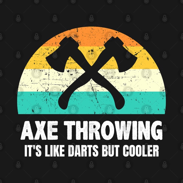 Retro Vintage Axe Throwing by monkeyflip