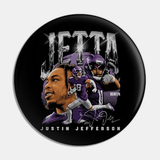 Justin Jefferson Minnesota Jetta Vintage Pin