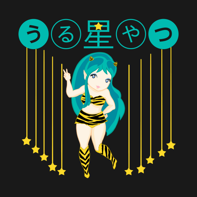 Urusei Yatsura la versión más kawaii de uno de los animes más divertido by Isabelmonicarte