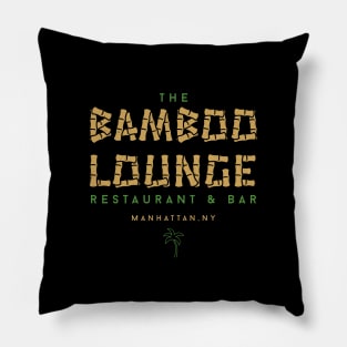 The Bamboo Lounge Restaurant & Bar - modern vintage logo Pillow