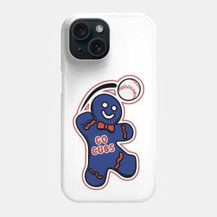 Chicago Cubs Gingerbread Man Phone Case