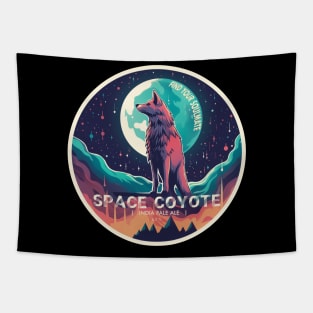 Space Coyote Tapestry