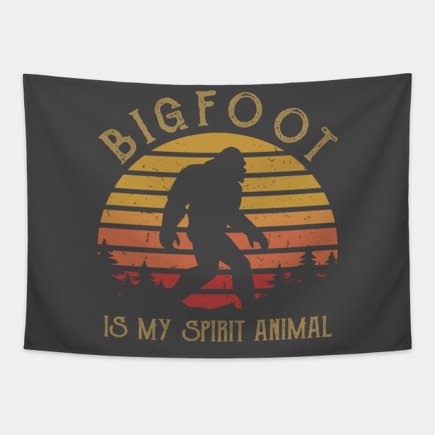 Bigfoot is my spirit animal Tapestry by JameMalbie
