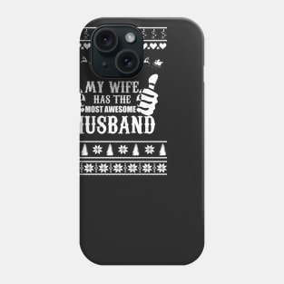 Merry Christmas WIFE HUSBAND Phone Case