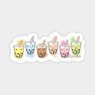 Bubble Tea Friends Magnet