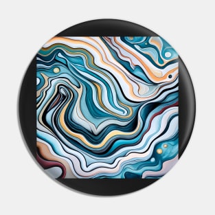 Abstract fluid art Pin