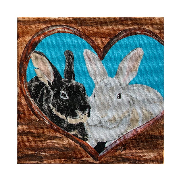 Bunny Anytime Valentines-Design Seven by ArtbyMinda