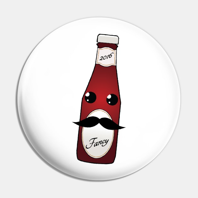 "Fancy" Food - Ketchup Pin by TRE2PnD