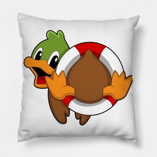 Duck with Swim ring Pillow