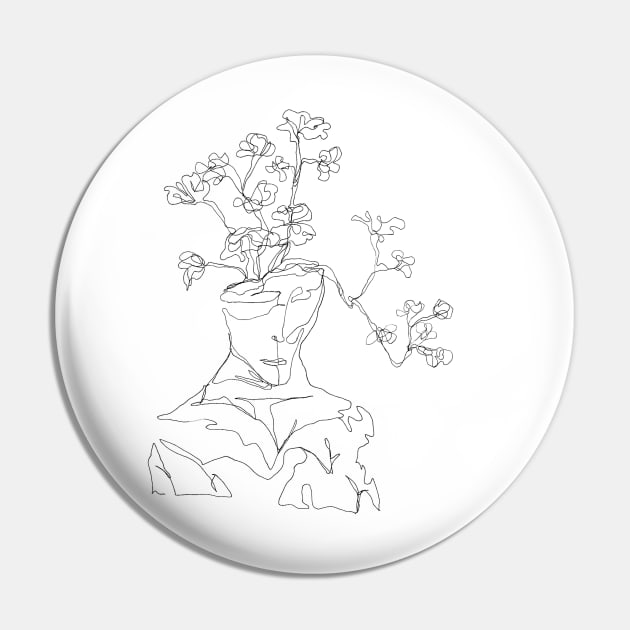 A man statue with flowers growing Pin by Verde Verones