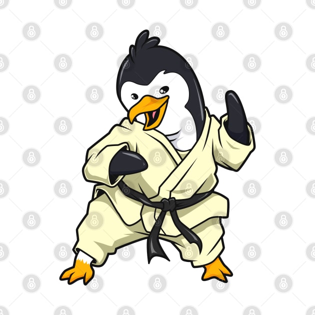 Comic Pinguin does Karate by Modern Medieval Design