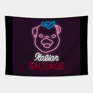 Satriale's Neon Pig Tapestry