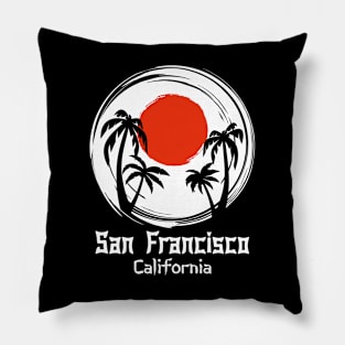 San Francisco California Pillow