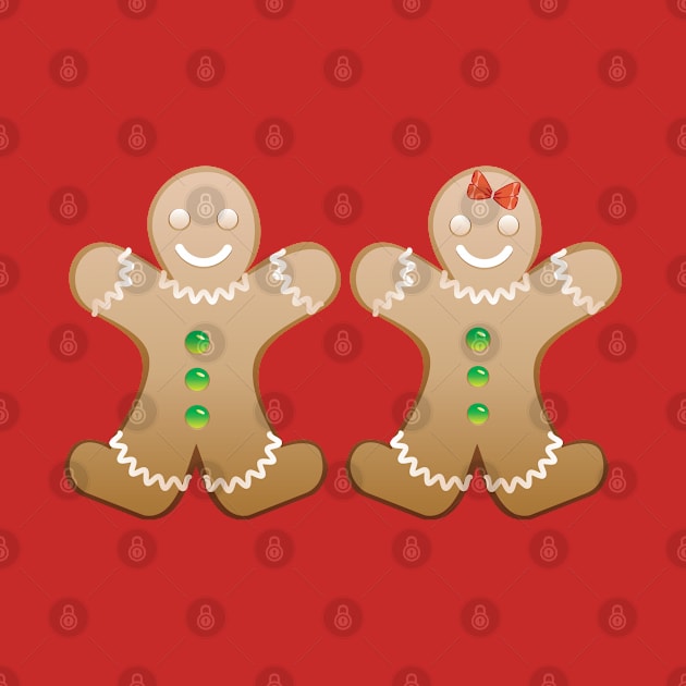 Smiling Gingerbread Cookies by AnnArtshock