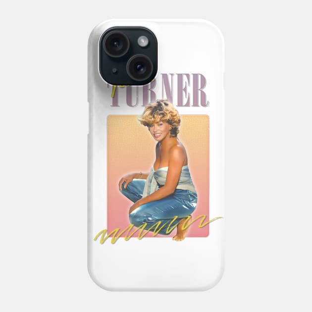 Tina Turner / 80s Style Retro Fan Art Design Phone Case by DankFutura