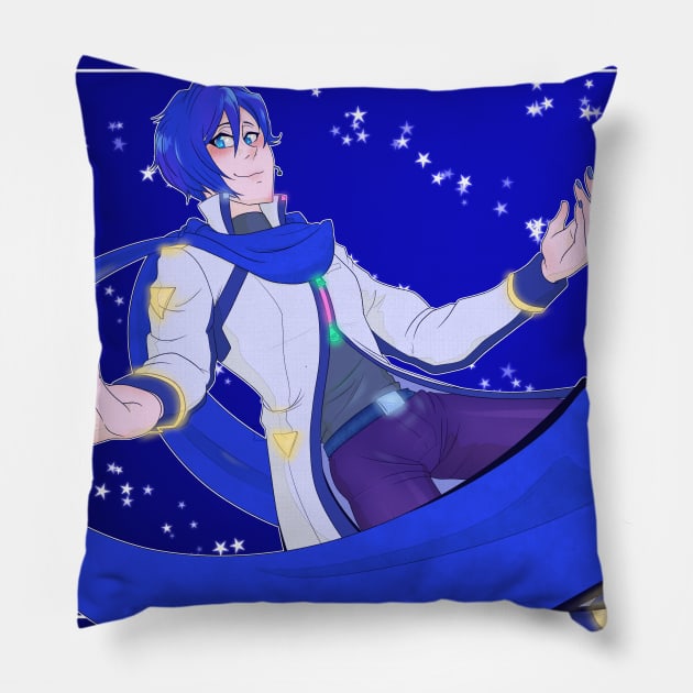 Kaito Floats Pillow by Whatchamarkallit