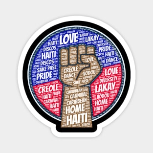 Haitian Flag Haiti Pride Magnet