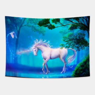 fairy unicorn Tapestry