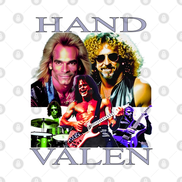 Hand Valen - Rock Music Band Guitar That Rocks Very Loud 80's Very Cool (parody) by blueversion