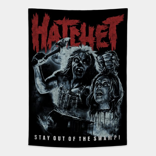 Hatchet, victor crowley, horror, slasher Tapestry by StayTruePonyboy