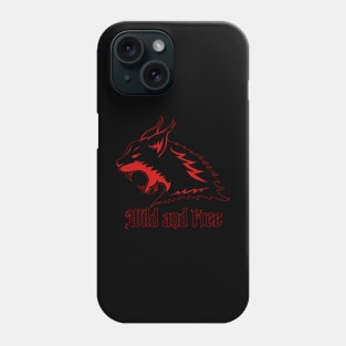 wild and free lynx Phone Case