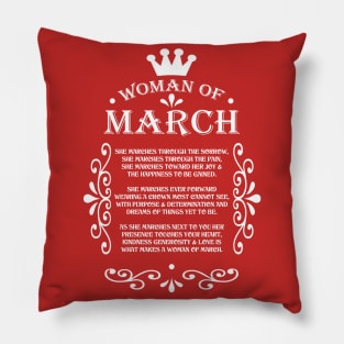 SKILLHAUSE - WOMAN OF MARCH Pillow