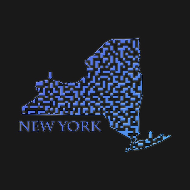 State of New York Maze by gorff