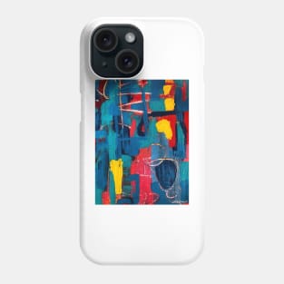 Crazy Indigo Abstract Phone Case