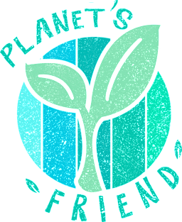 Planet Friend Logo Tshirt Eco Friendly Magnet