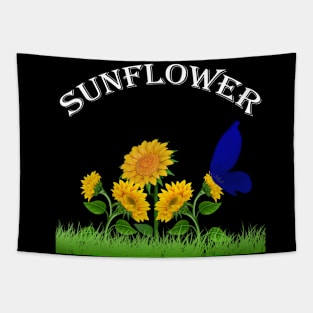 sunflower art Tapestry