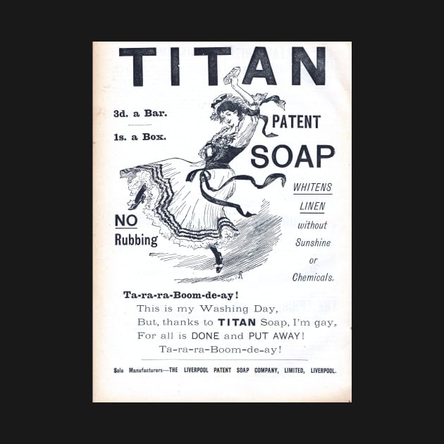 Victorian soap advert Titan Soap by artfromthepast