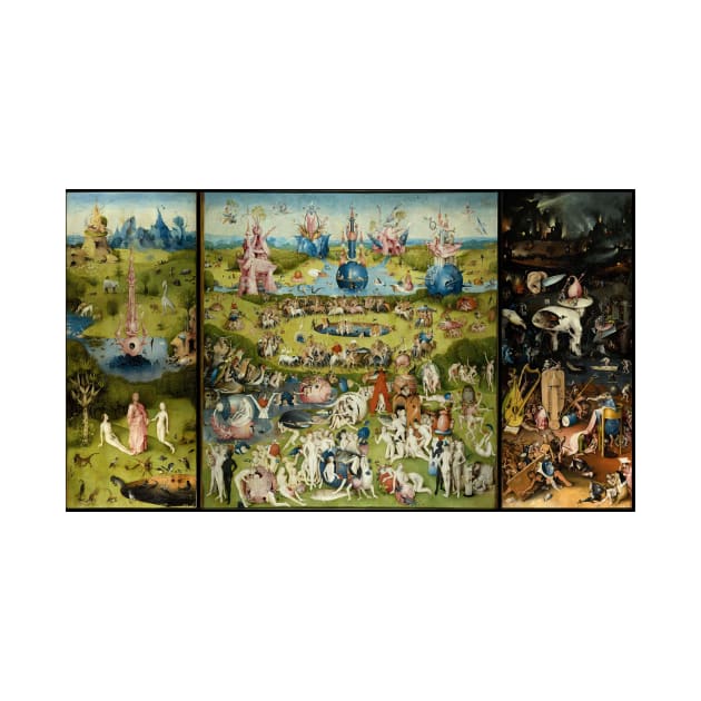 Hieronymus Bosch The Garden Of Earthly Delights by fineartgallery