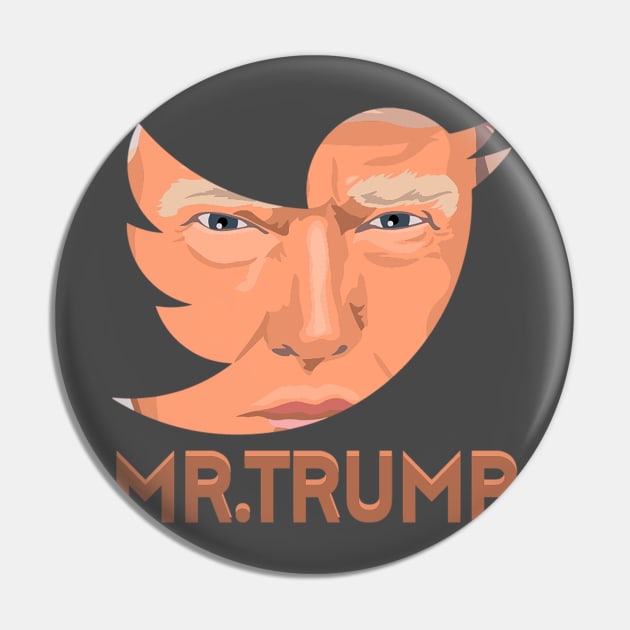 Donald Trump T-Shirt Pin by QUENSLEY SHOP