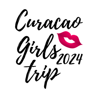 Curacao Girls Trip 2024 Fun Matching Caribbean Vacation Travel Group T-Shirt