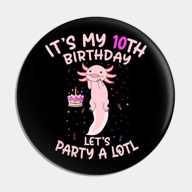 Axolotl Fish its My 10th Birthday I'm 10 Year Old lets party Pin by Msafi