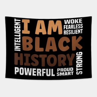 I am Black History Strong-Proud Black History Month Tapestry