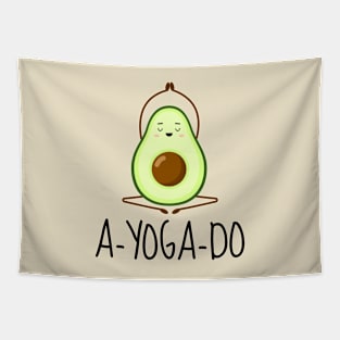 A-YOGA-DO Funny Yoga Avocado Tapestry