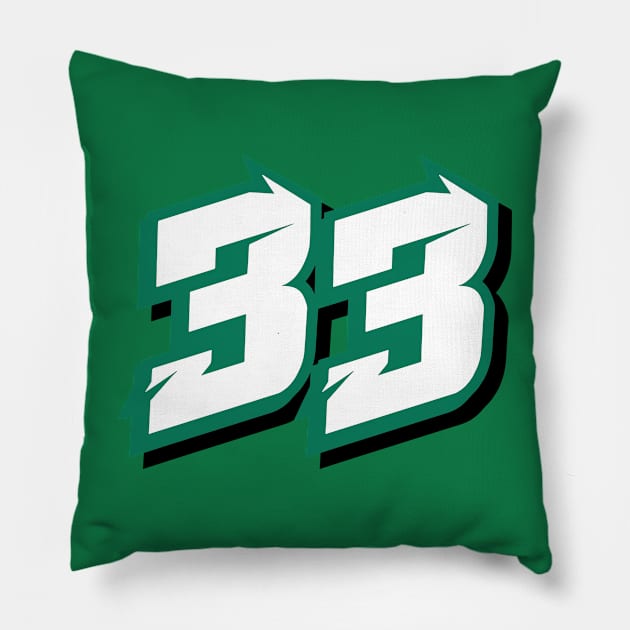 Larry's Number Pillow by 