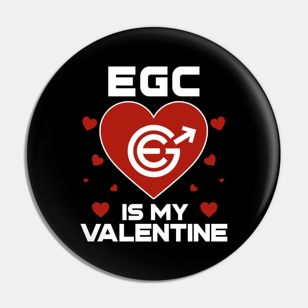 Evergrow Is My Valentine EGC Coin To The Moon Crypto Token Cryptocurrency Blockchain Wallet Birthday Gift For Men Women Kids Pin by Thingking About