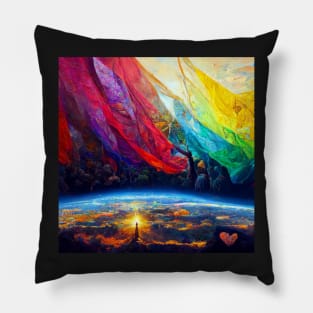 World of Rainbows - best selling Pillow