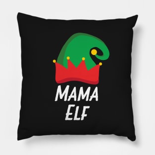 Cute Mama Elf Shirts: Funny Santa's Helper Gifts for Mom Pillow