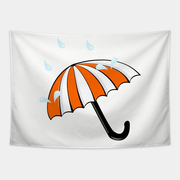 Under My Umbrella Tapestry by traditionation