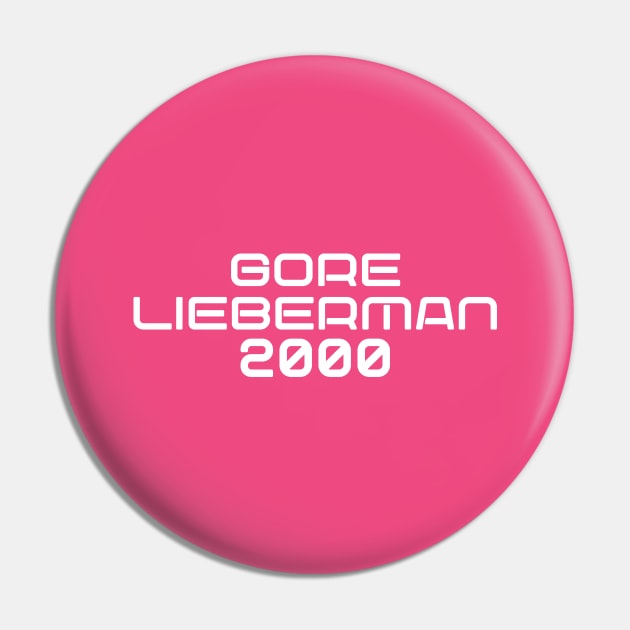 Gore Lieberman 2000 - Y2K Vibes Pin by The90sMall