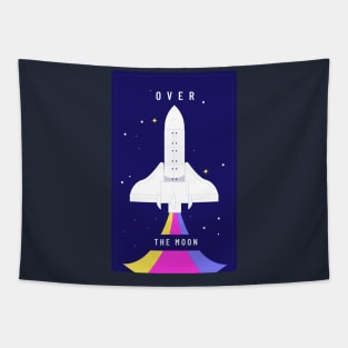 Over The Moon Tapestry