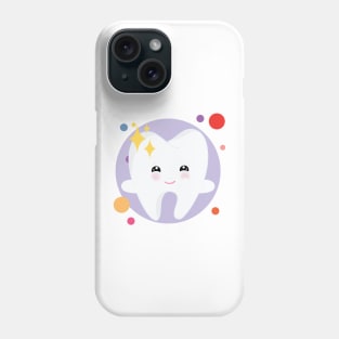 Shiny Happy Clean Tooth Sparking Cute Kawaii Kids Design Phone Case