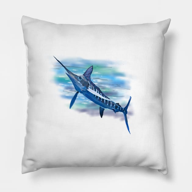 Schwertfisch Pillow by sibosssr